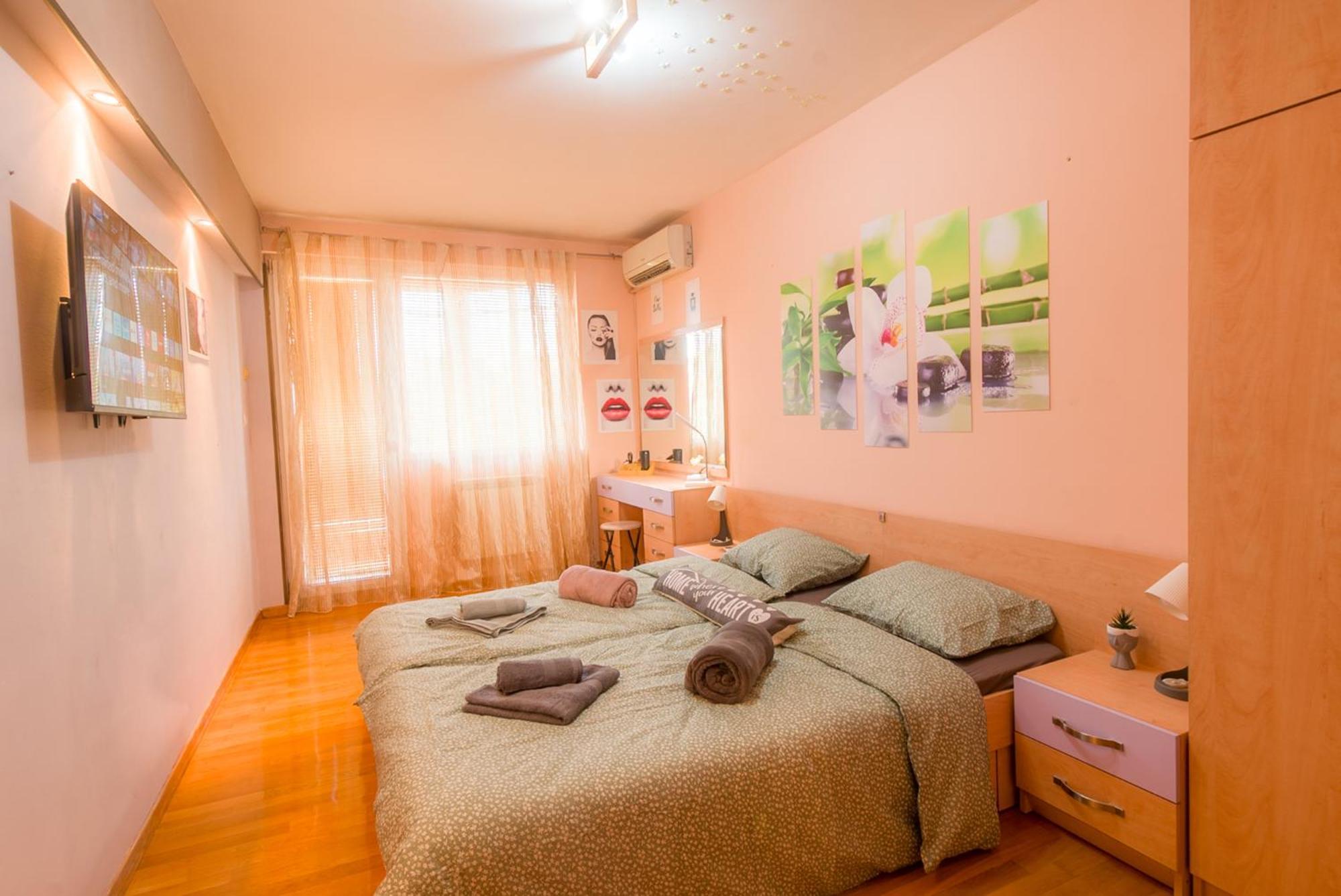 Top Center Spacious Apartment With Ac And Free Underground Parking 索菲亞 外观 照片