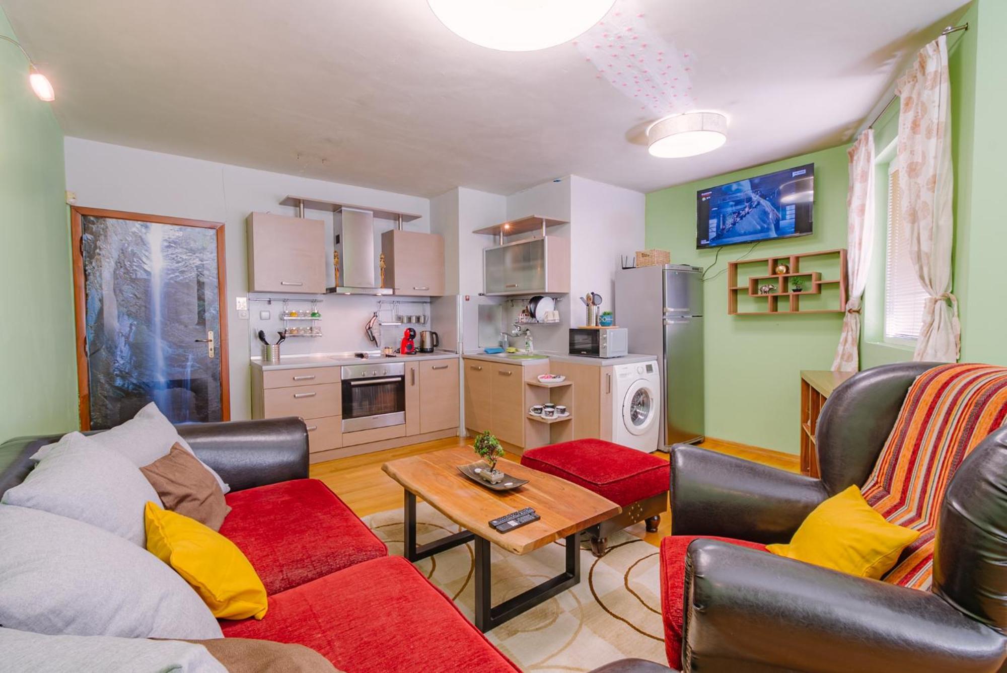 Top Center Spacious Apartment With Ac And Free Underground Parking 索菲亞 外观 照片