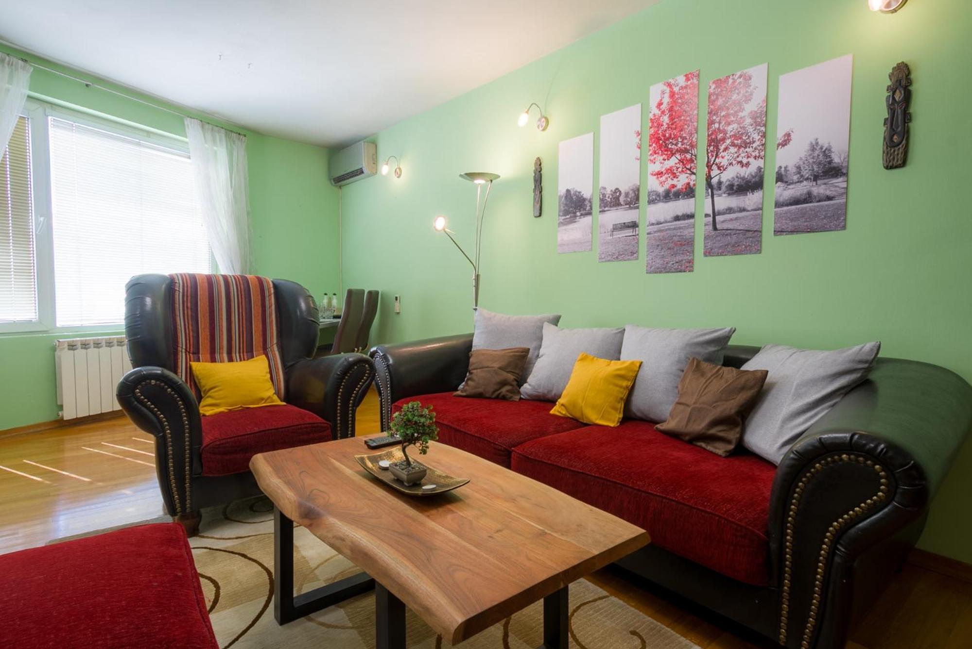 Top Center Spacious Apartment With Ac And Free Underground Parking 索菲亞 外观 照片